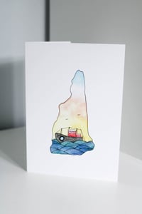 Tugboat New Hampshire Greeting Card