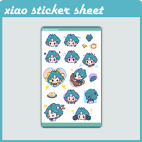 Image 1 of Xiao Sticker Sheet