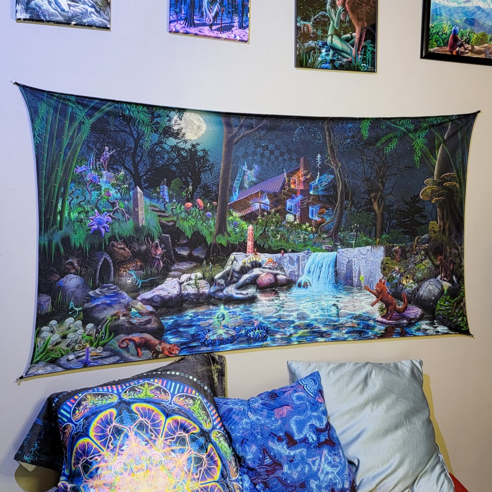 Image of "The PsyCabin" [Tapestries, Prints, Canvas]