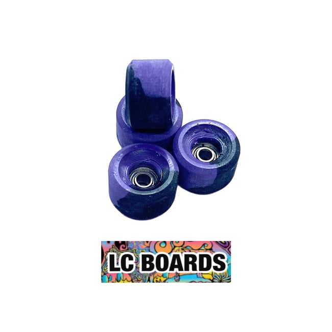 LC BOARDS FINGERBOARD URETHANE STREET WHEELS Black LC Boards Fingerboards