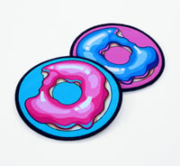 Image 1 of Archive Sale: Set of Two Iron-On Donut Patches