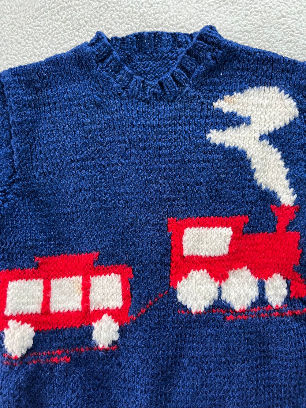 Vintage Kid’s Choo Choo Train Sweater
