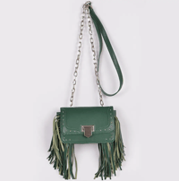 Fringe Appeal Mini Purse-Green