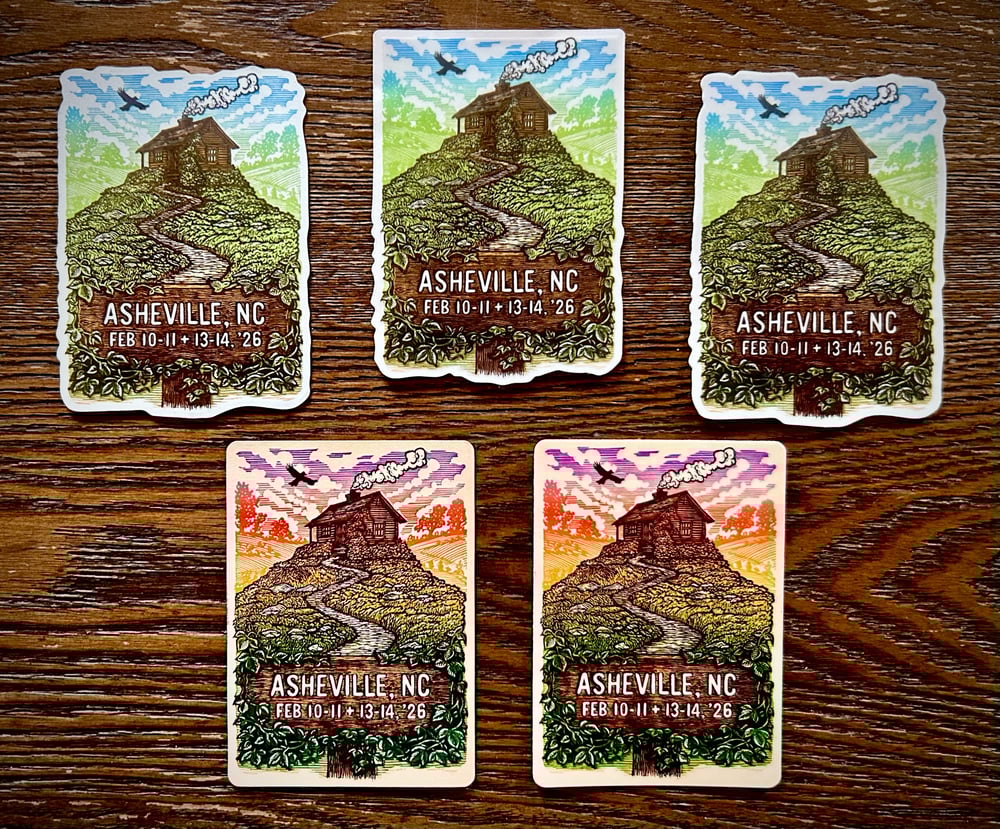 Image of Asheville ‘26 Stickers & Magnets
