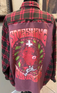 Vintage Orange/Olive Flannel Shirt Smashing Pumpkins