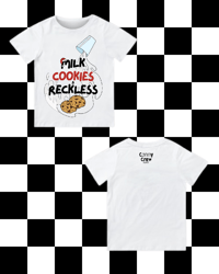 Image 2 of T-SHIRT: Milk Cookies & Reckless