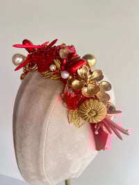 Image 3 of Red trinket padded headband 
