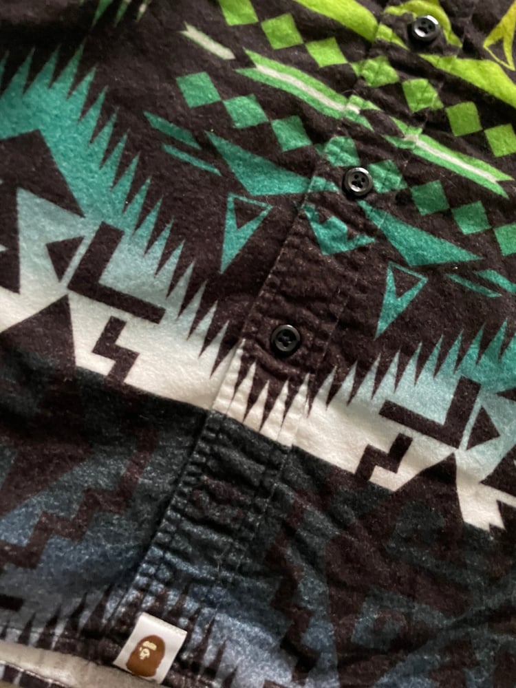 Image of Bape Aztec Shirt (S)