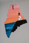 Small Sunset Lighthouse Ornament