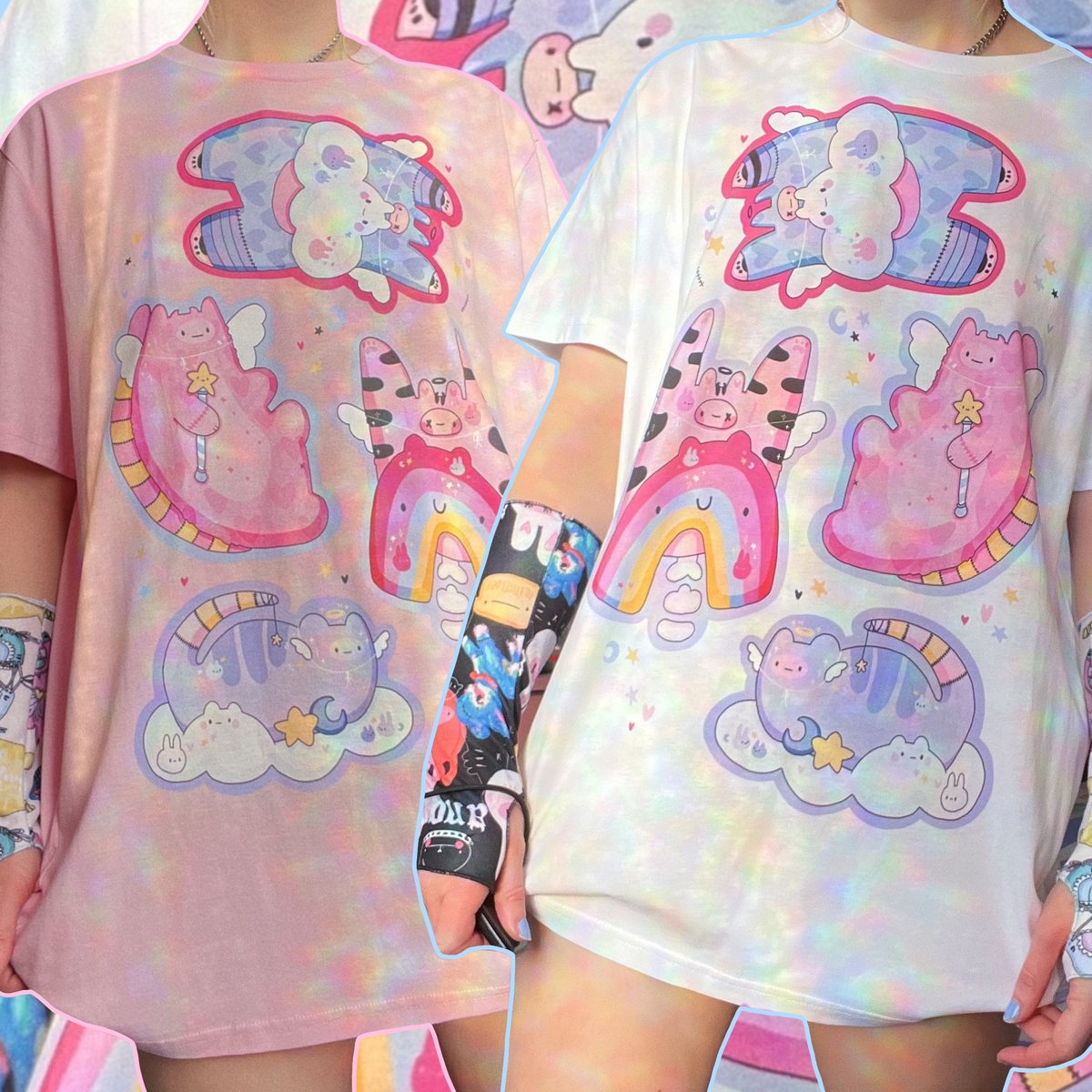 Image of Fairy Cat Tee (made 2 order)