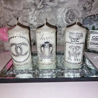 Image 1 of CARRAGE SILVER CANDLE SET