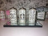 Image 2 of CARRAGE SILVER CANDLE SET