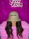“Pretty & Paid” Nude Bucket Hat