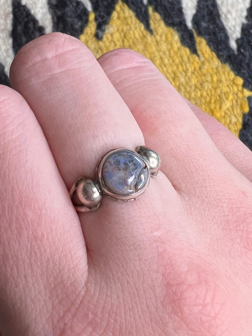 Sterling & Opal Ring (8)