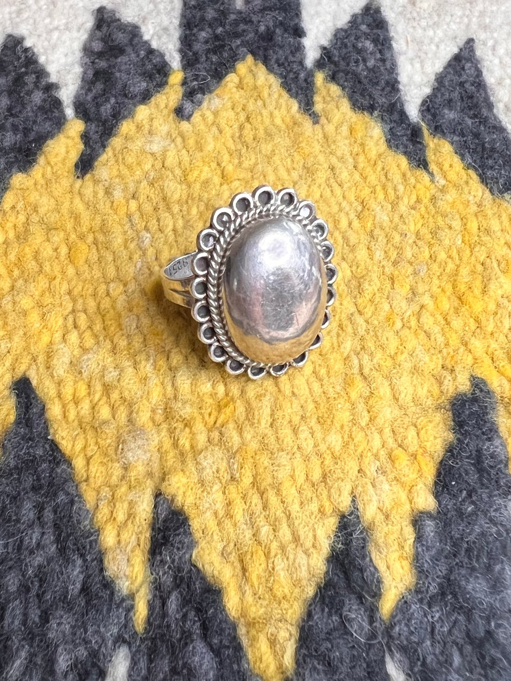 Mexican Sterling Concho Ring (10)