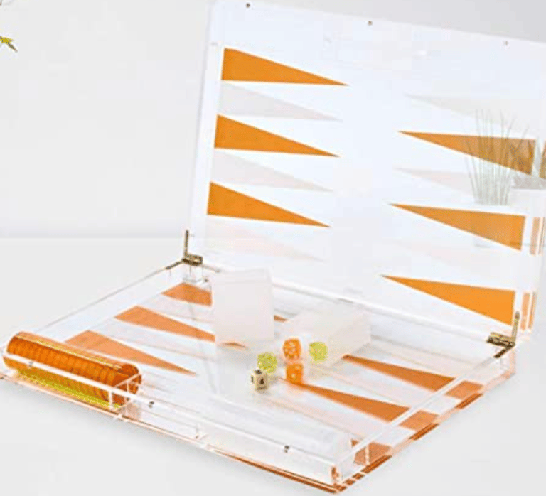 Image of Lucite Backgammon Board (3 color choices)