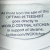 2022 "OPTIMO 25" Teeshirt [black print on white]