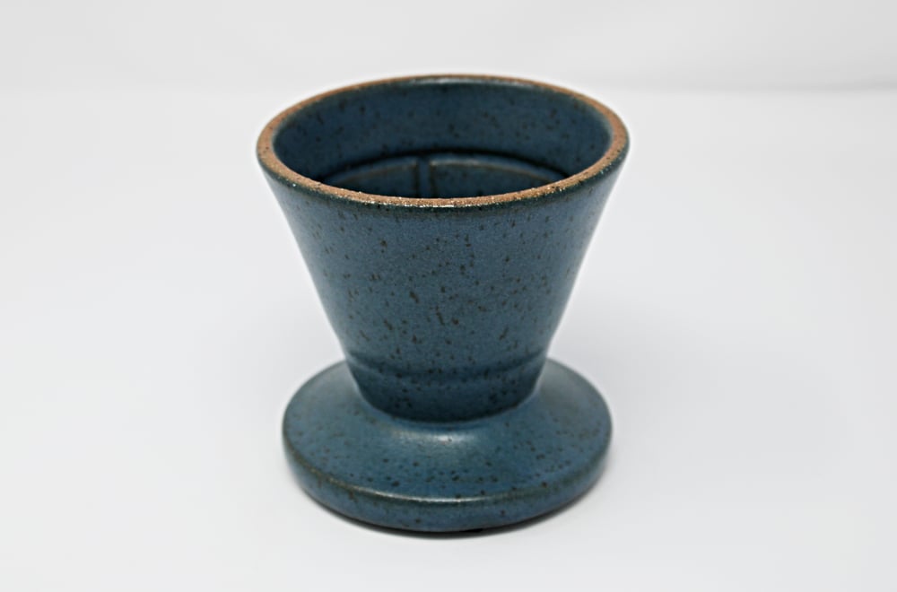 Image of Coffee Pour Over - Cerulean, Speckled Clay