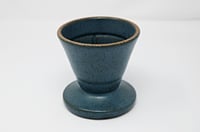 Image 1 of Coffee Pour Over - Cerulean, Speckled Clay