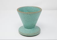 Image 1 of Coffee Pour Over - Seafoam, Speckled Clay