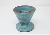 Image 1 of Coffee Pour Over - Skyblue, Speckled Clay