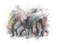 "...7 Feet" Stranger Things Billy Mindflayer 18x24 Signed Art Print