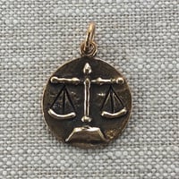 Image 1 of Libra Charm by Rachel Salome Jewelry