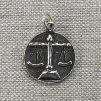 Image 2 of Libra Charm by Rachel Salome Jewelry