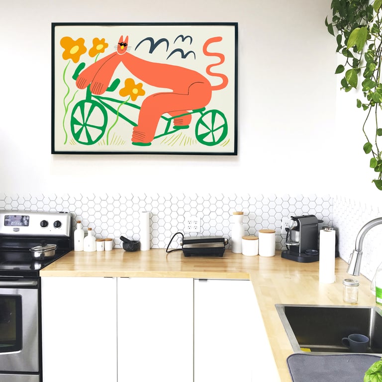 Cat on Wheels Image 3