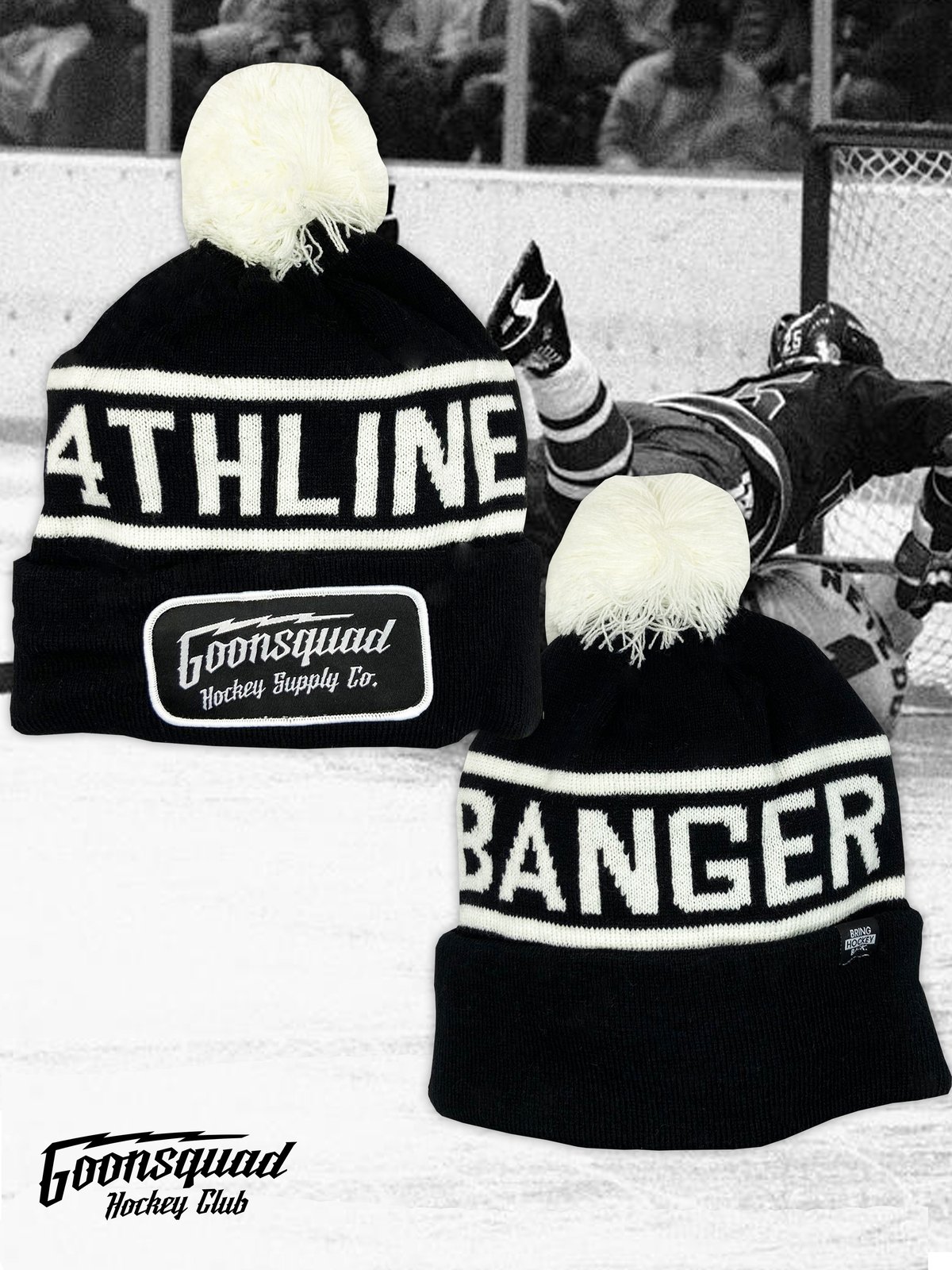4TH Line Banger Pom Beanie