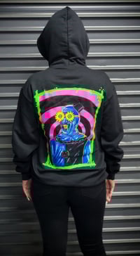 Image 3 of Blacklight Clown Pullover Hoodie