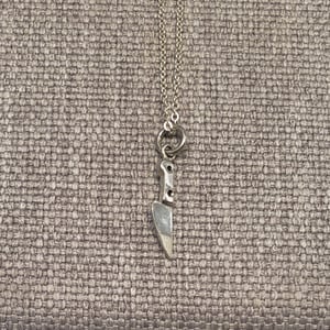 Tiny Knife Necklace by Rachel Salome Jewelry