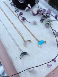 Image of CRYSTAL MOON necklaces