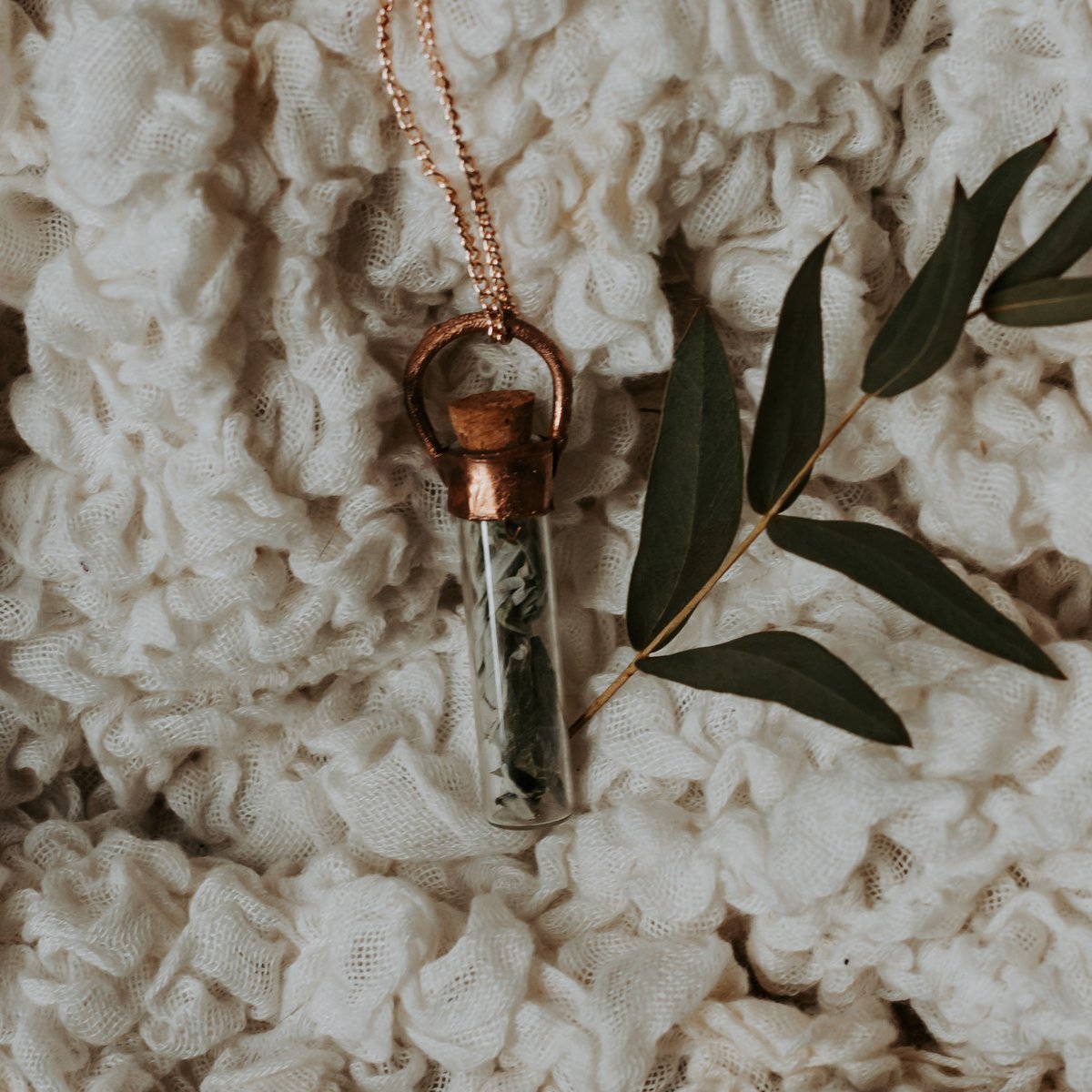 Image of Copper + Medicine Pendant (with chain)