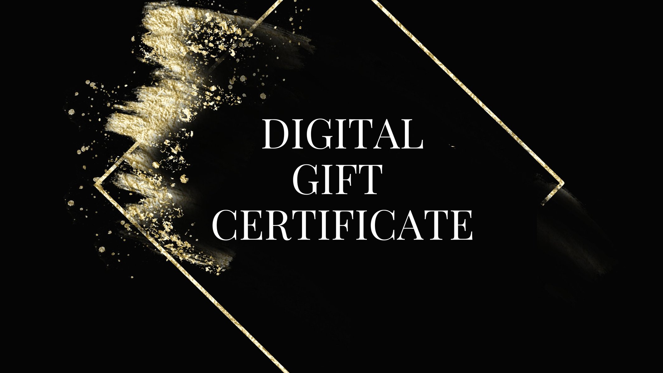Digital gift certificate captured by kenzie photography llc