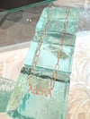 14k diamond ALOHA Paperclip necklace 