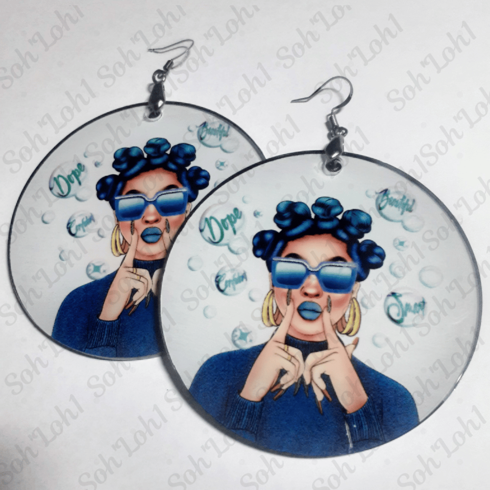 Image of Dope Nubian Knots Afrocentric jewelry African earrings