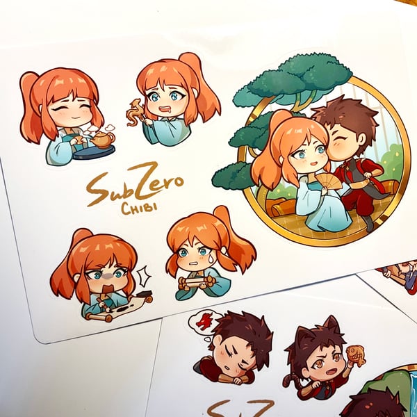 Image of SZ Character Stickers 