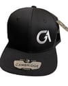 GA white logo Black Cap
