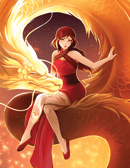 Image 1 of Dragon Princess Kharis (Print)