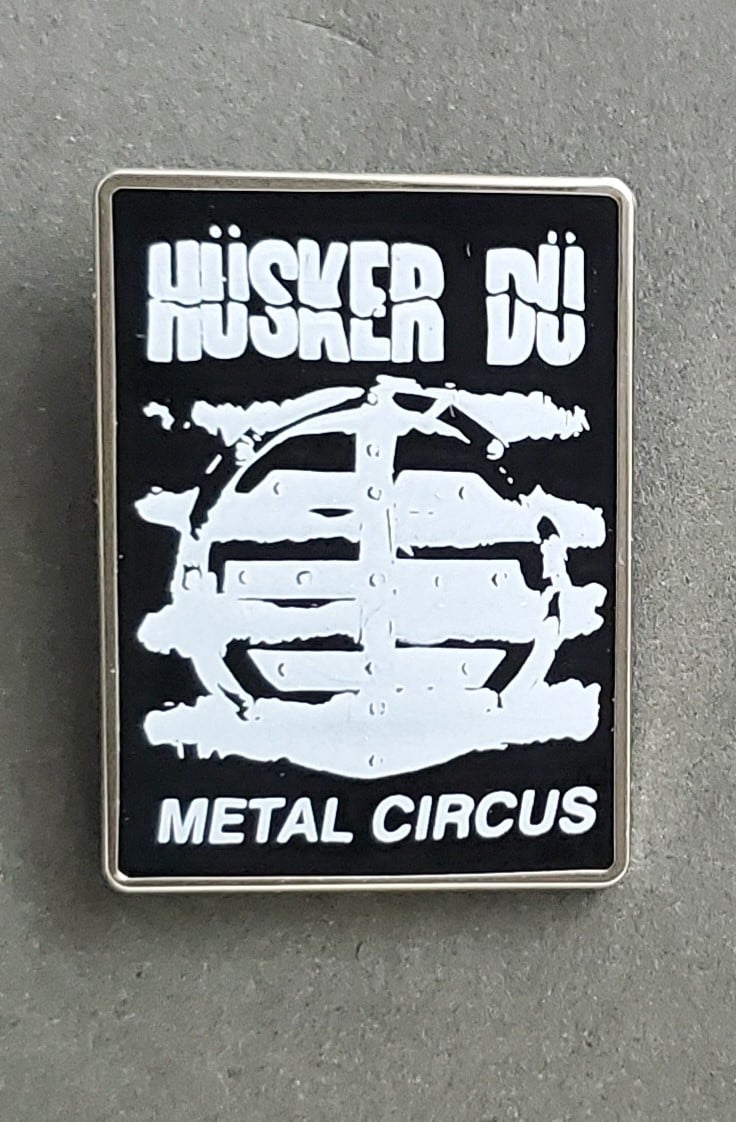 Husker Du Metal Circus Enamel Pin