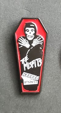 Image 1 of The Misfits Coffin Enamel Pin