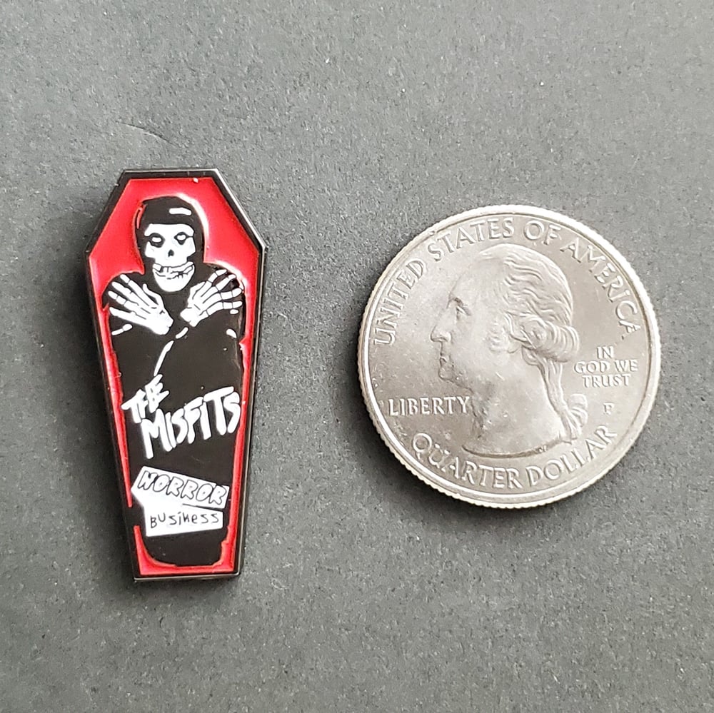 The Misfits Coffin Enamel Pin