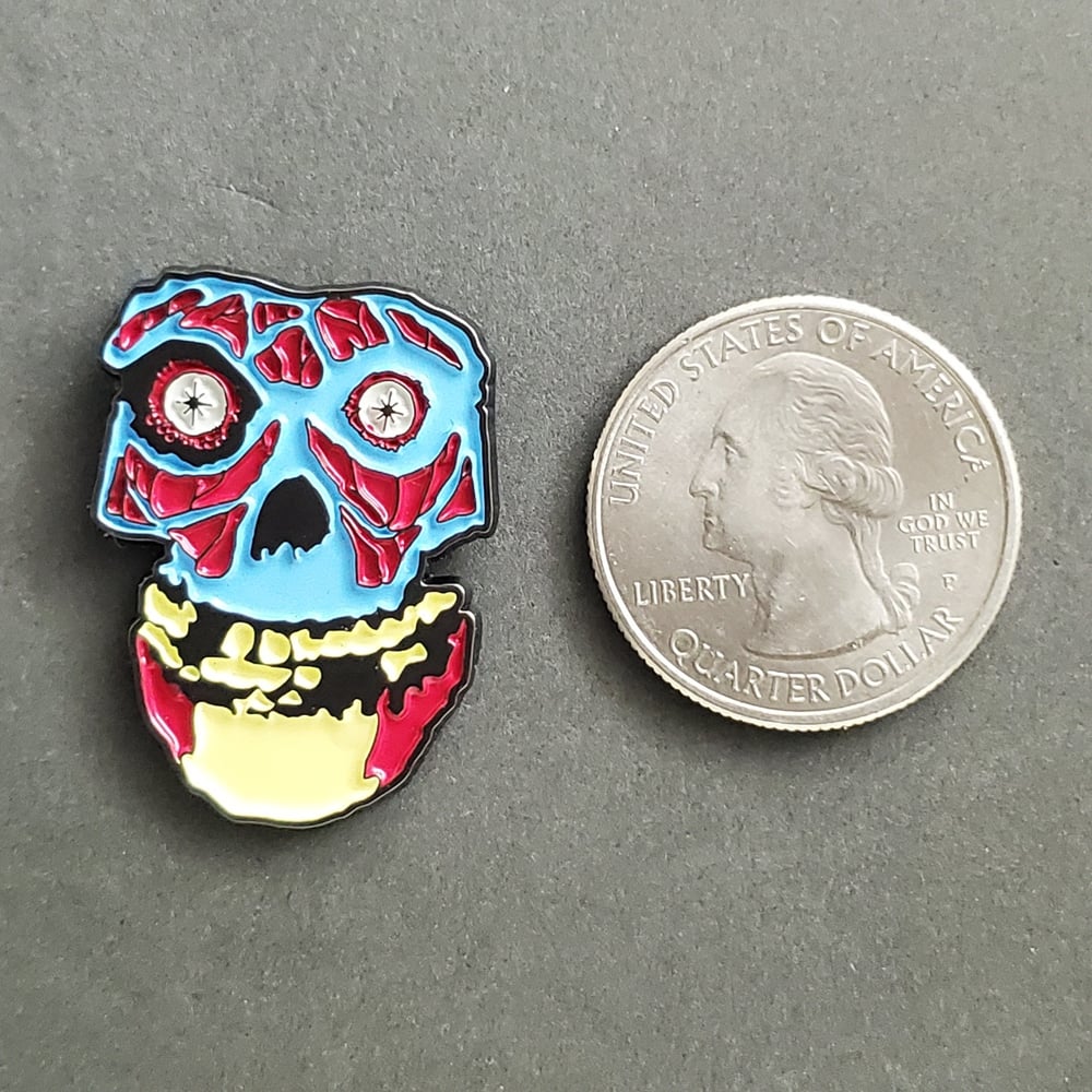 The Misfits They Live Enamel Pin