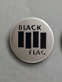 Image 1 of Black Flag Enamel Pin