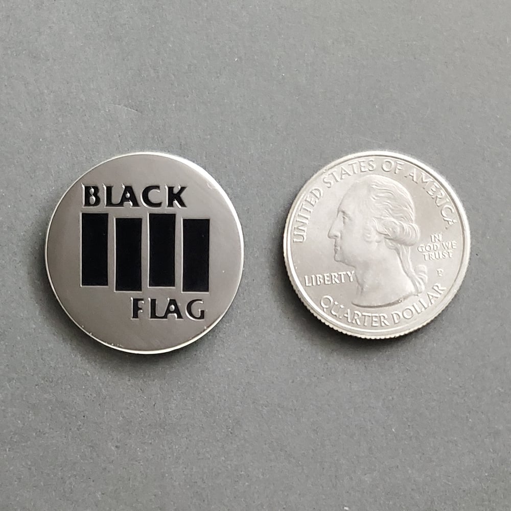 Black Flag Enamel Pin