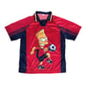 1998 Rare Vintage Bart simpson SPAIN Football shirt