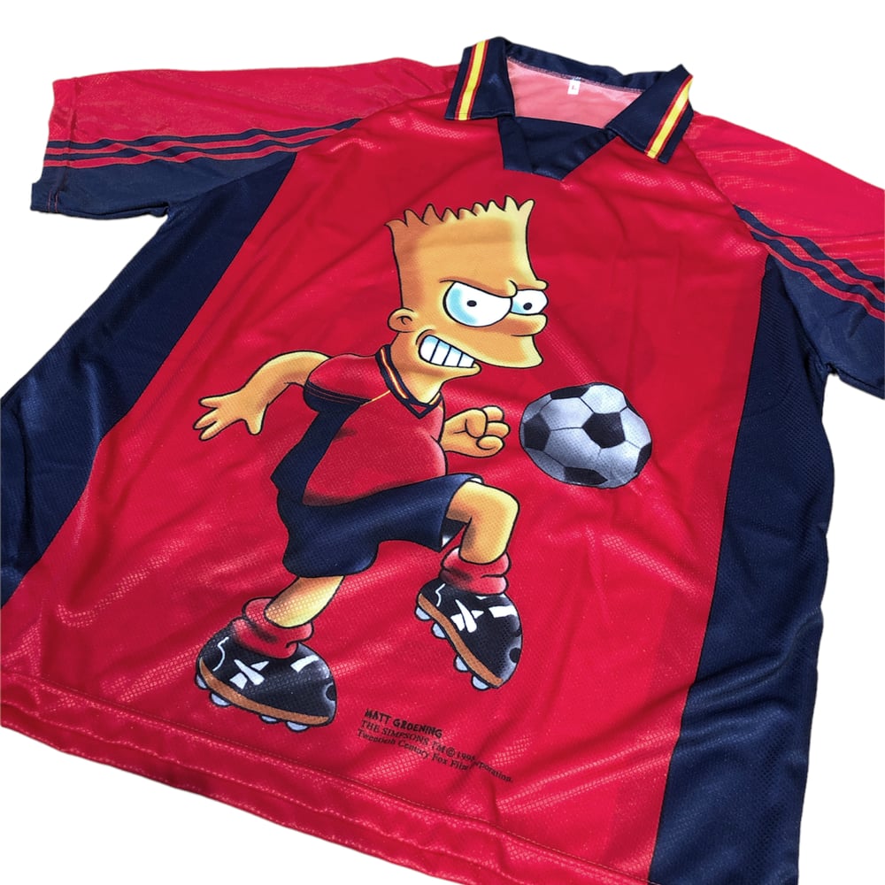 1998 Rare Vintage Bart simpson SPAIN Football shirt