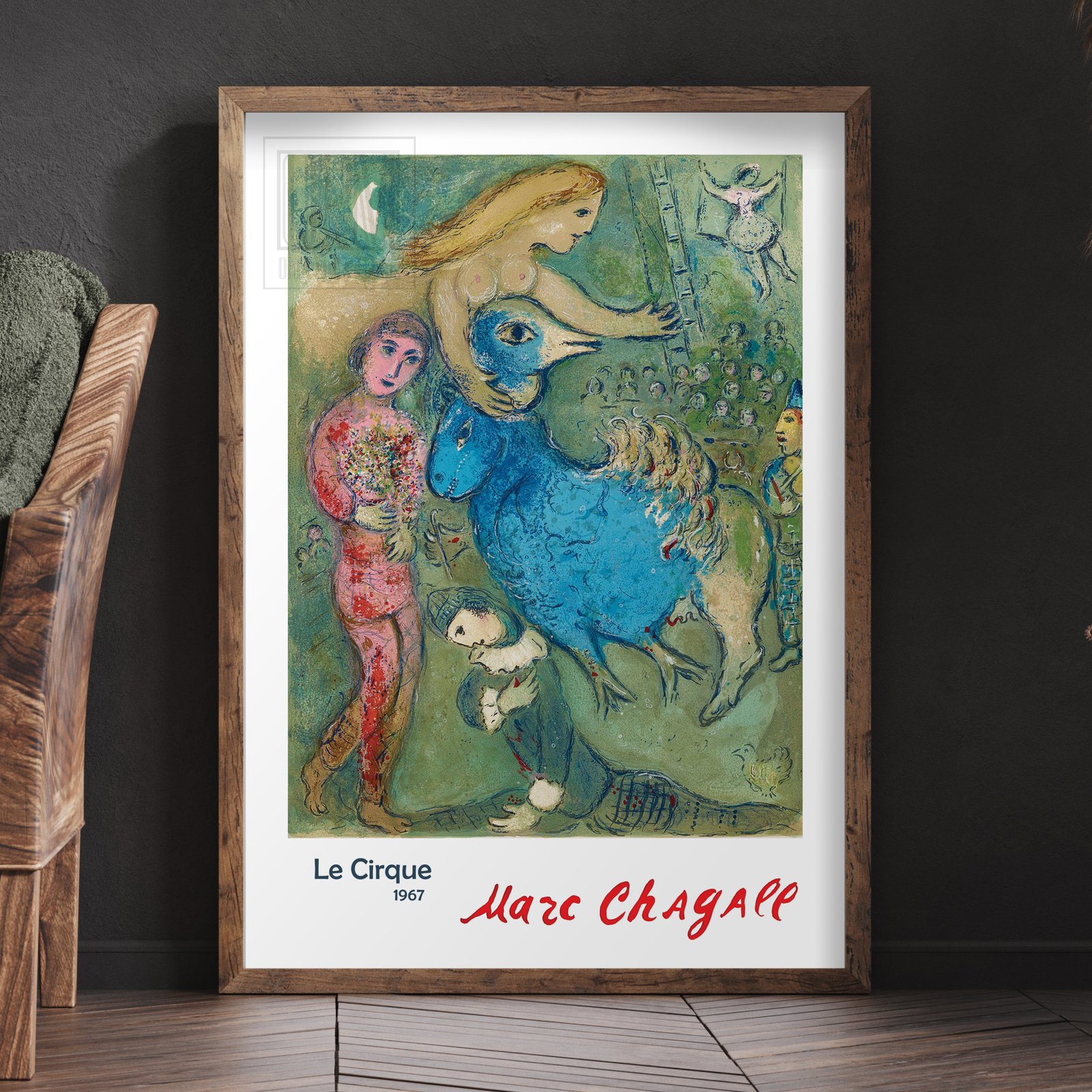 Marc Chagall | Le Cirque (The Circus) #1 | 1967 | Reproduction Poster ...