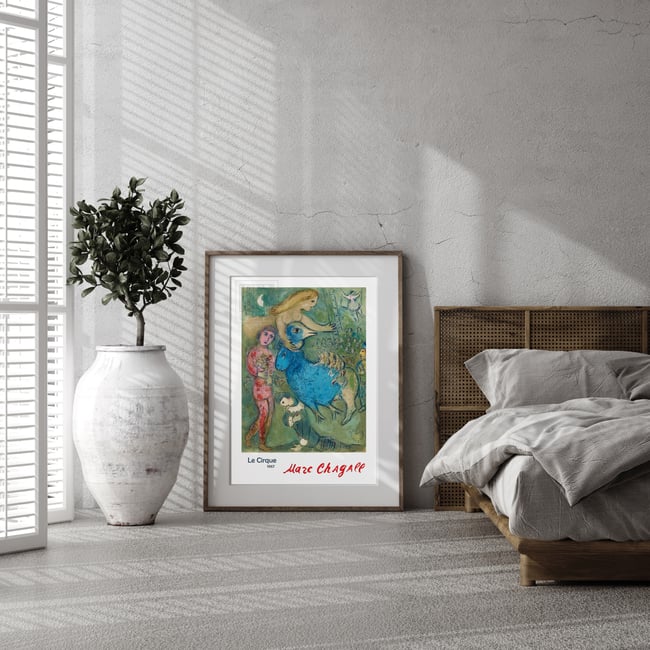 Marc Chagall | Le Cirque (The Circus) #1 | 1967 | Reproduction Poster | Wall Art Print | Home Decor